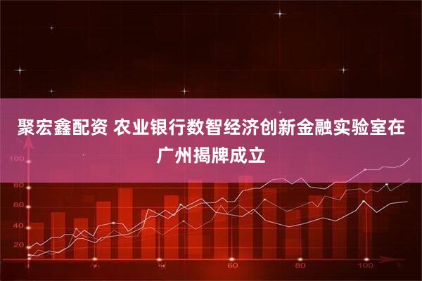 聚宏鑫配资 农业银行数智经济创新金融实验室在广州揭牌成立