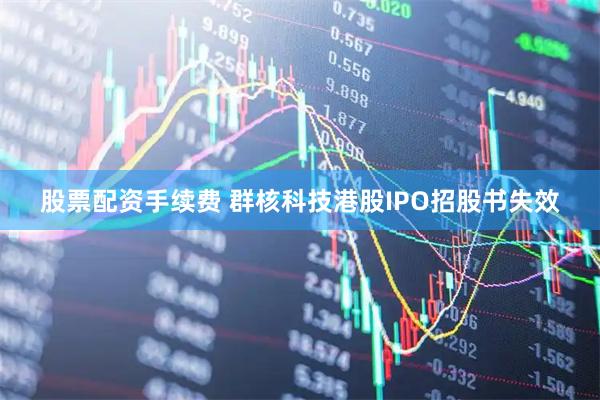 股票配资手续费 群核科技港股IPO招股书失效